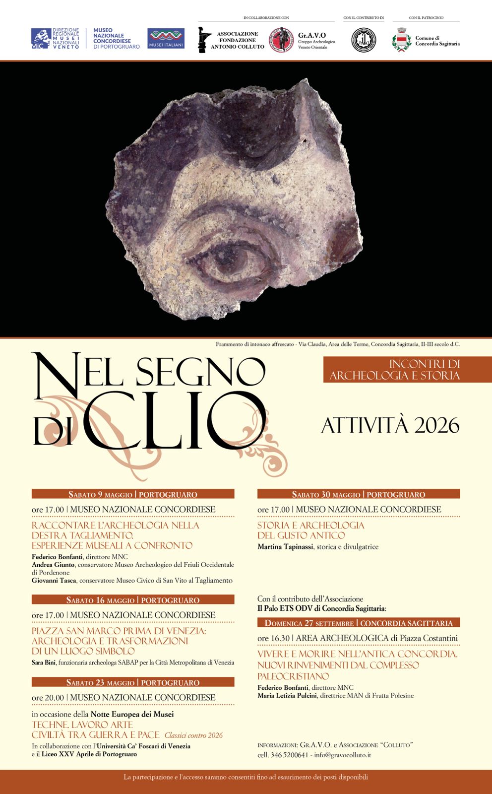 Nel Segno di Clio 2026 l Museo Nazionale Concordiese di Portogruaro